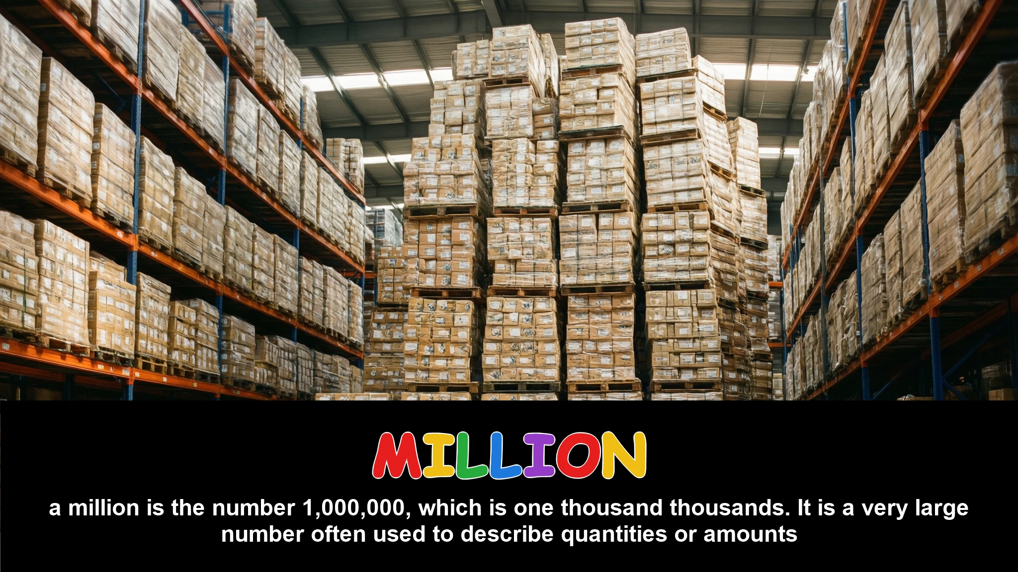English Illustration for million